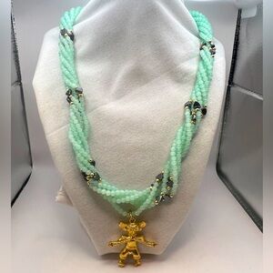 Vintage Alva Studios Alva Museum Replicas Veraguas Panama Musician Necklace